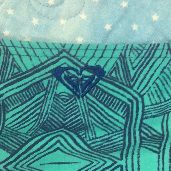 Bikini bottom string geometrical designs blueish turquoise color size S - Picture 8 of 11